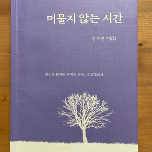 머물지 않는 시간 - 정수연 수필집