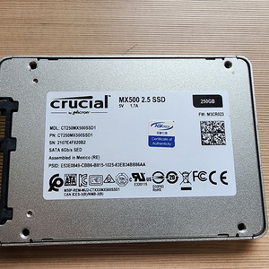 SSD 크루셜 250GB(기가/원도우10, 문서