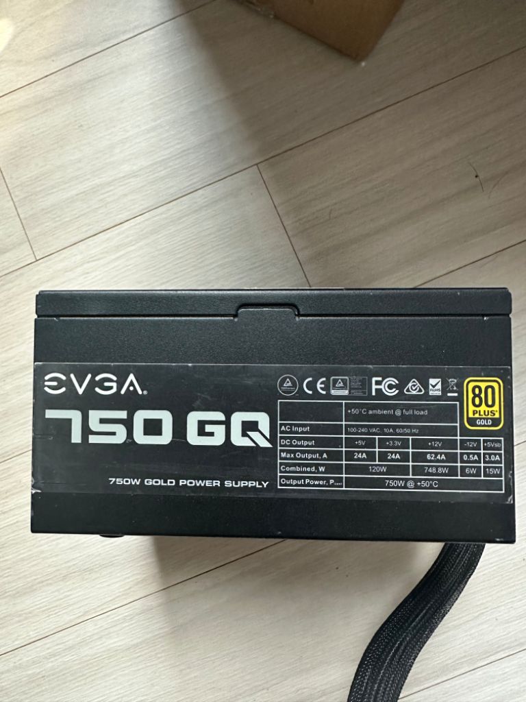 EVGA 에브가 750GQ 골드등급 파워