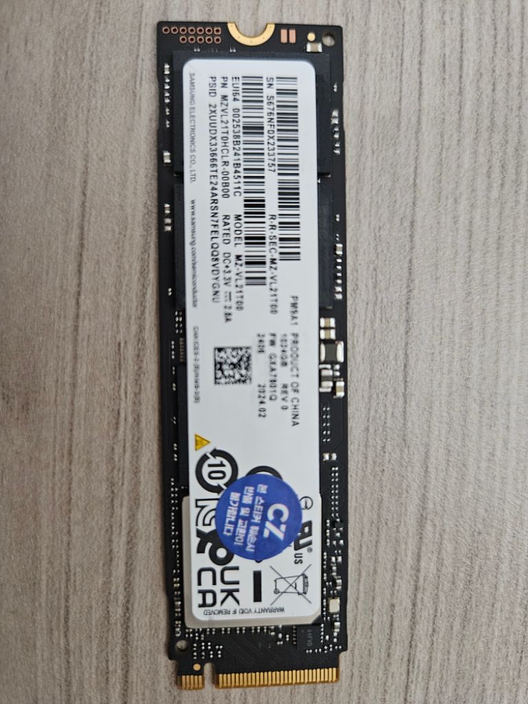 (1TB+외장케이스)삼성 PM9A1 M.2 Nvme