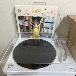 데논 dp400+아이유 꽃갈피 lp