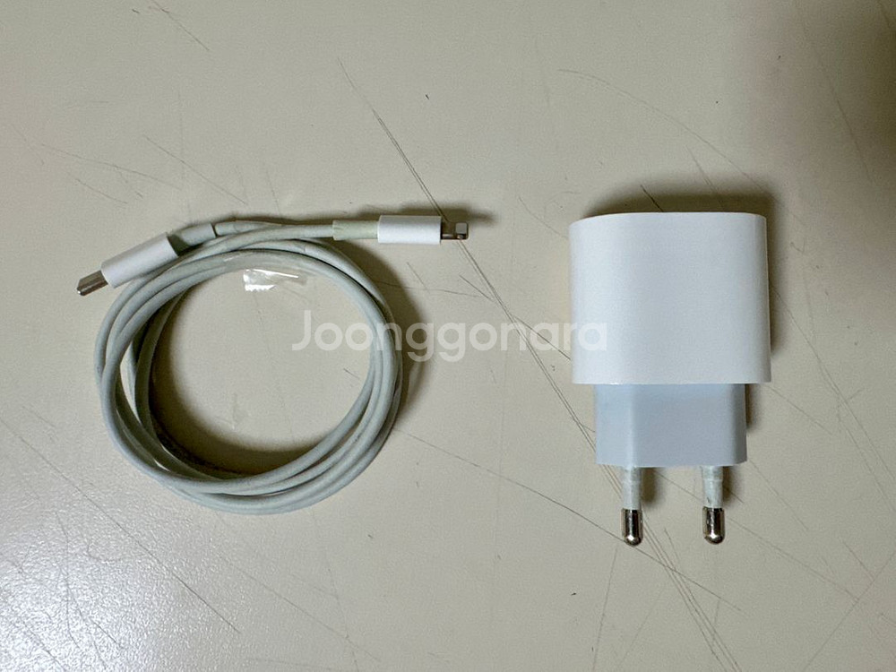 애플 정품 아이폰 고속충전기 + 케이블--0