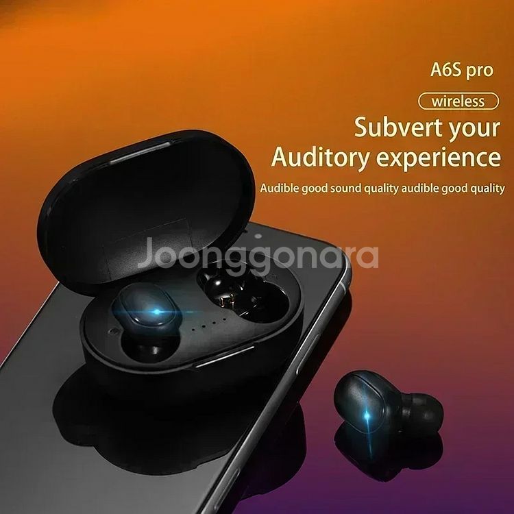 A6S Who 무선 헤드폰 블루투스 이어폰, 5.1 헤--4