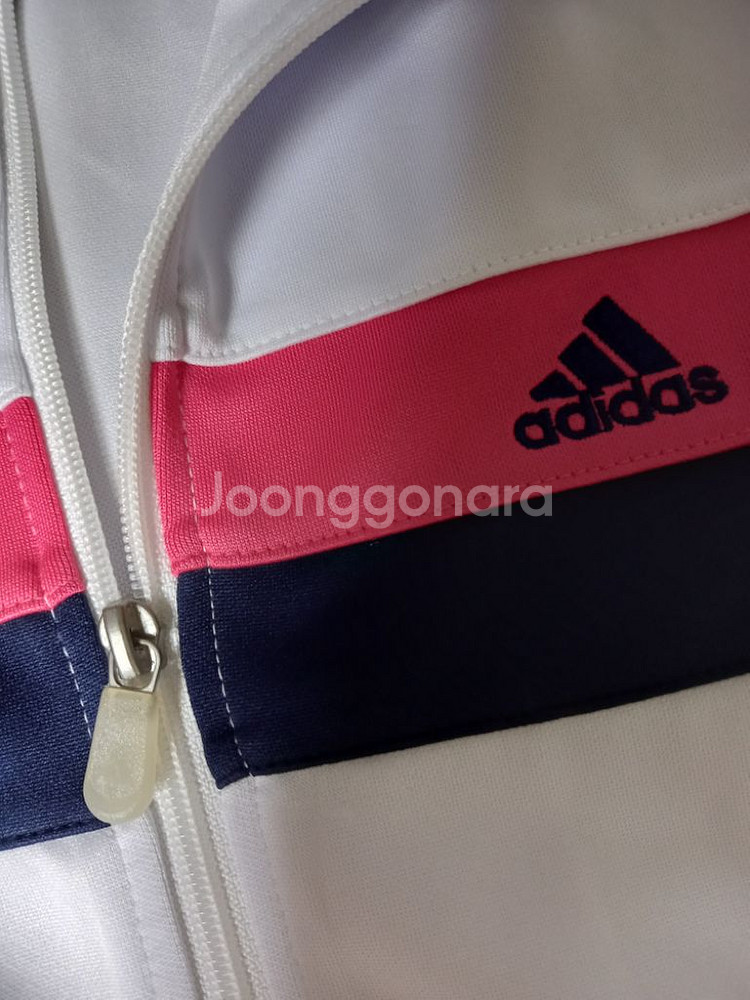 아디다스 흰분 화이트핑크 트랙탑 저지 져지집업 90/S--2