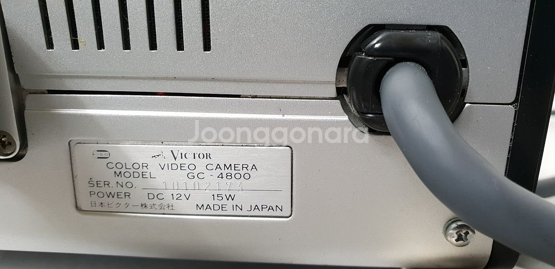 1970년대 빅터 칼라 비디오 카메라 GC-4800--7