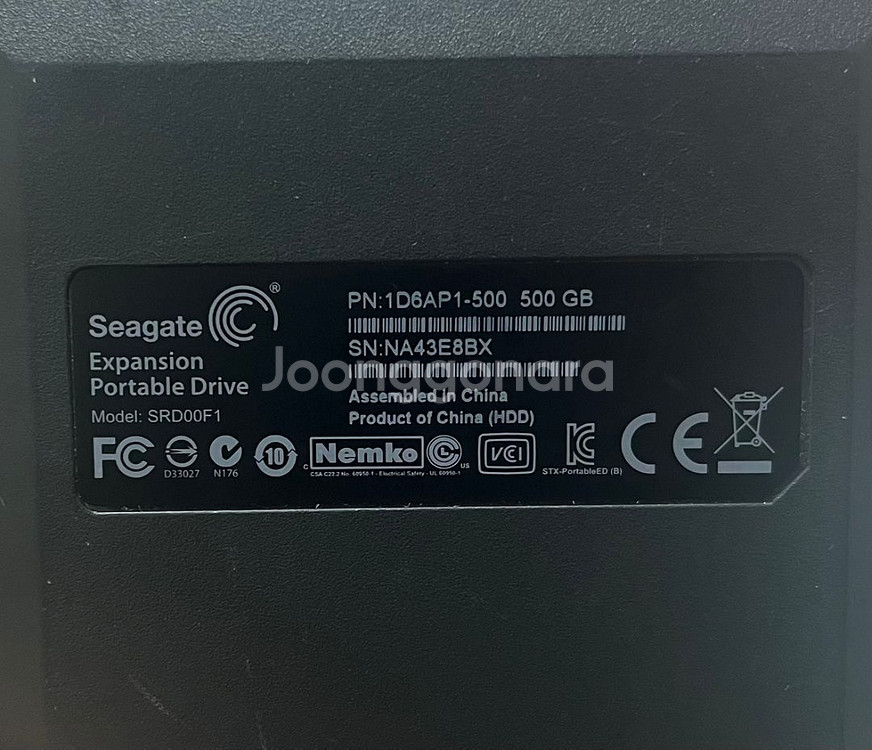 seagate SSD 500기가--1