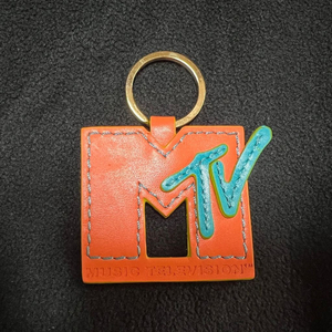 MTV 가죽 열쇠고리 키링