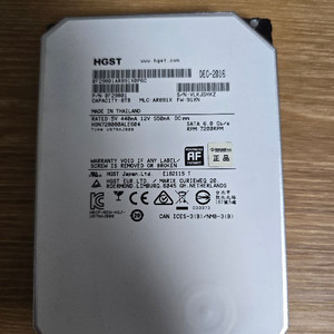 HGST HDD 8TB/7200RPM/128M/헬륨충전