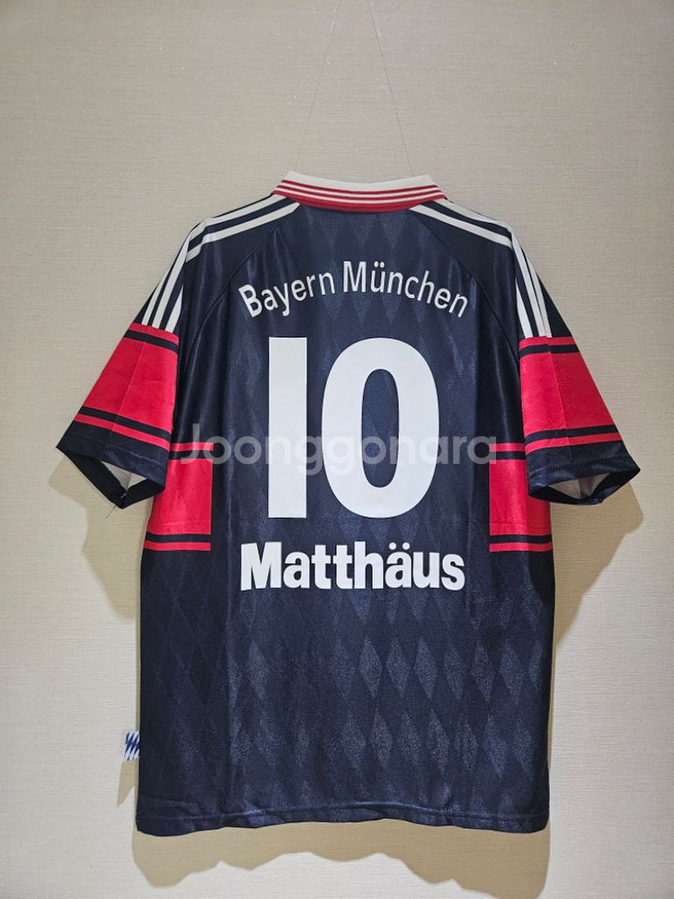 97-98 바이에른뮌헨 홈 마테우스 유니폼--0