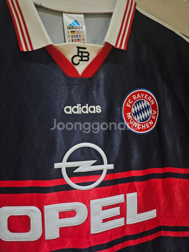 97-98 바이에른뮌헨 홈 마테우스 유니폼--2