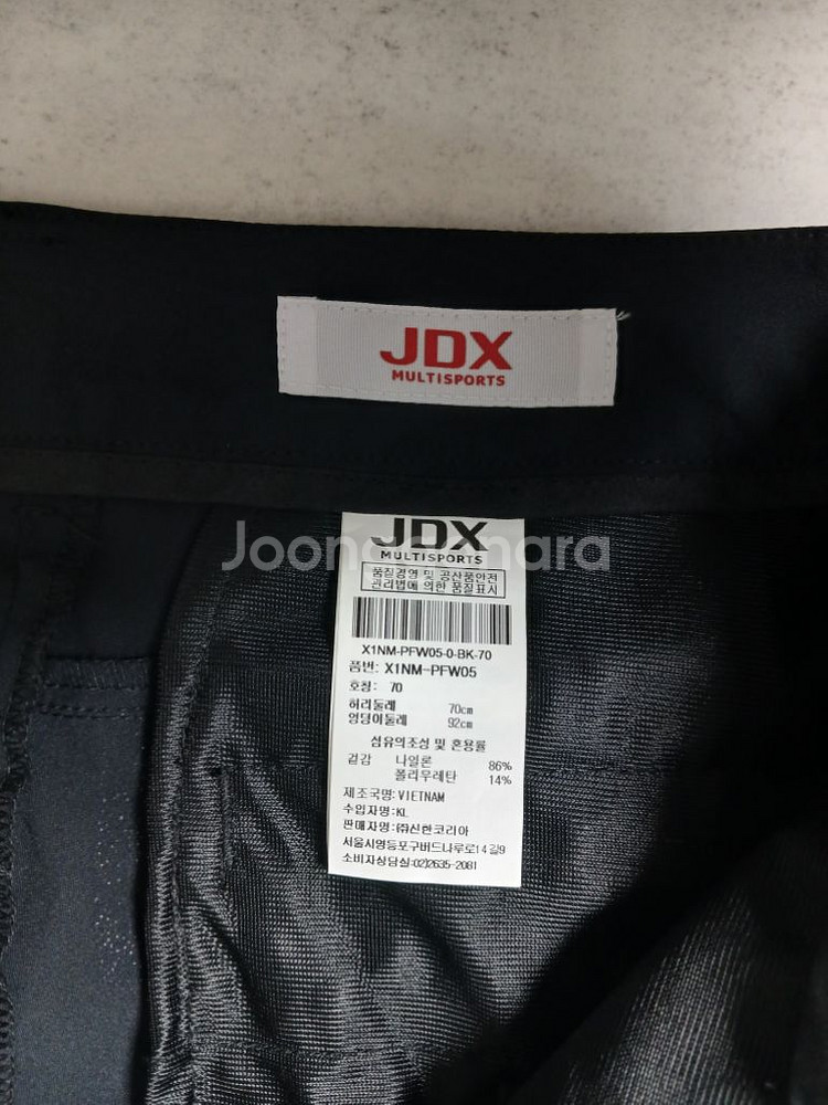 여성 JDX 골프 반반지 (블랙.사방스판28)--3