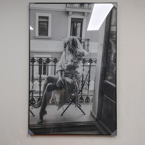 샤넬 창가의여인 흑백 그림액자 대형 인테리어소품 그림