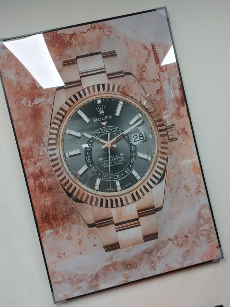 로렉스그림 롤렉스액자 대형 팝아트 시계액자 시계그림--1