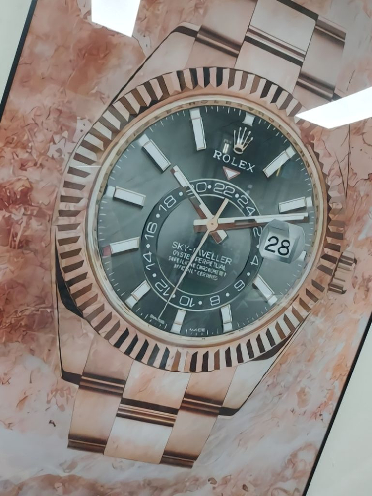 로렉스그림 롤렉스액자 대형 팝아트 시계액자 시계그림--2