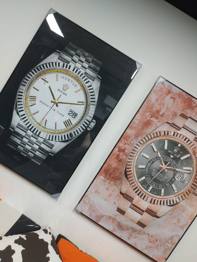 로렉스그림 롤렉스액자 대형 팝아트 시계액자 시계그림--7