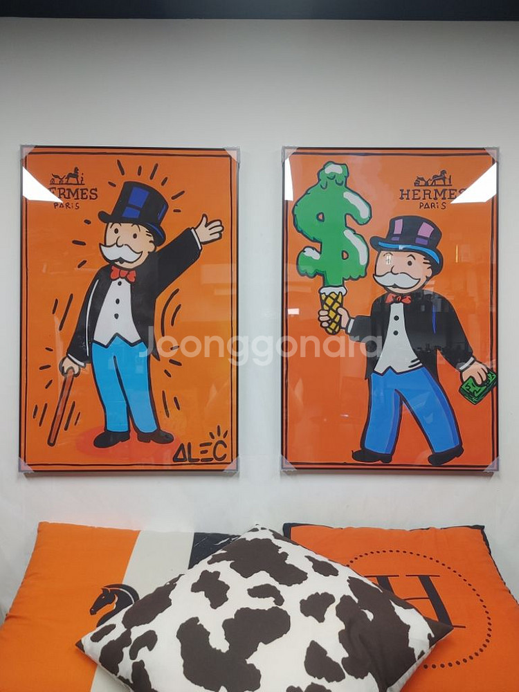 에르메스액자 에르메스그림 대형 그림 액자 인테리어소품--1