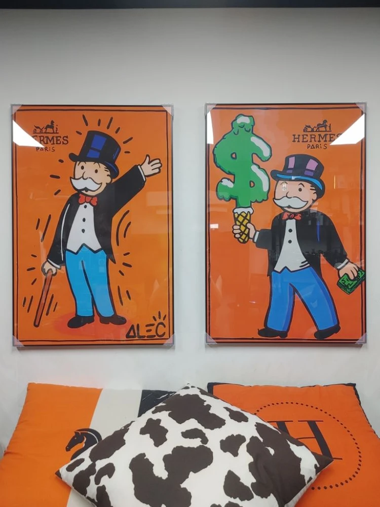 에르메스액자 에르메스그림 대형 그림 액자 인테리어소품 이미지