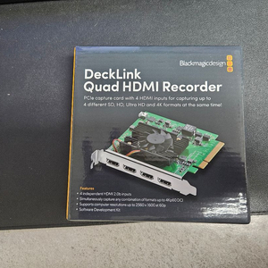 Decklink Quad HDMI recorder