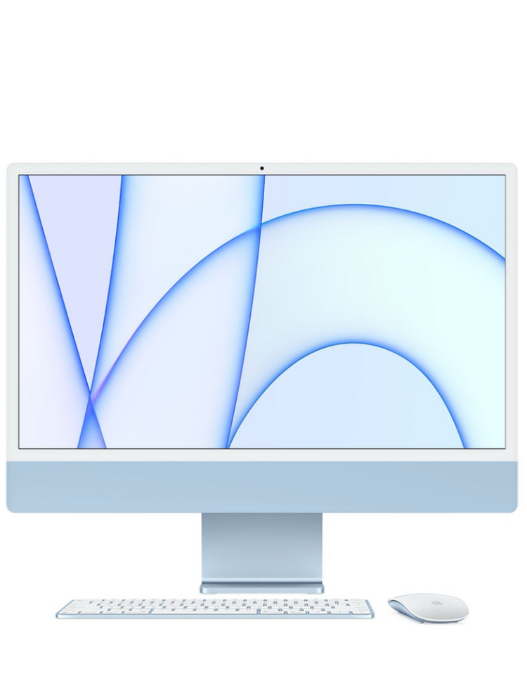 아이맥 M1 블루 2021 8G 256GB SSD 풀박--3