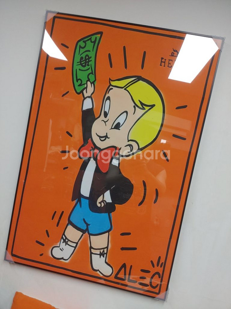 에르메스 대형 디즈니 그림 액자 인테리어소품 거실액자--3