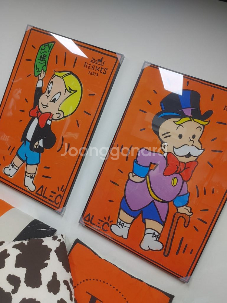 에르메스 대형 디즈니 그림 액자 인테리어소품 거실액자--9