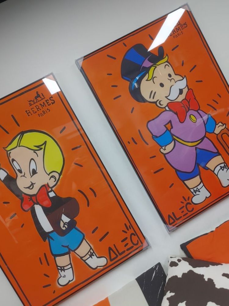 에르메스액자 에르메스그림 명품 럭셔리 그림 액자 예술품--4