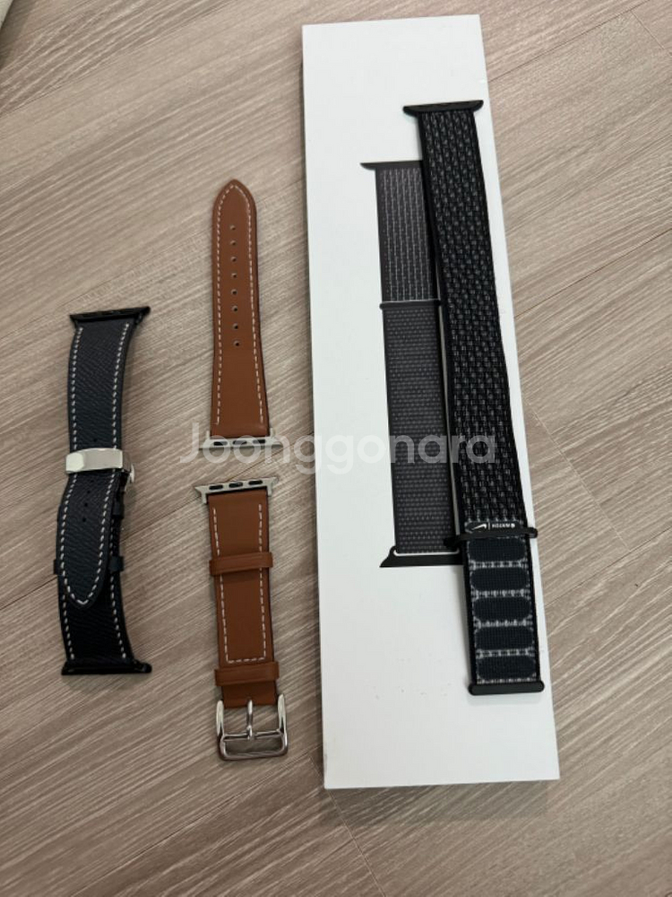 애플워치 41mm 나이키 스퍼츠 스트랩 써밋 블랙 외--0