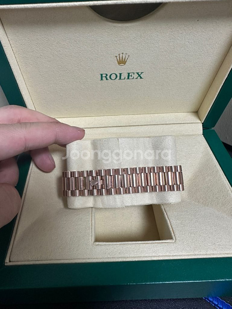 로렉스 롤렉스 데이데이트40mm 초코판 제작형--6