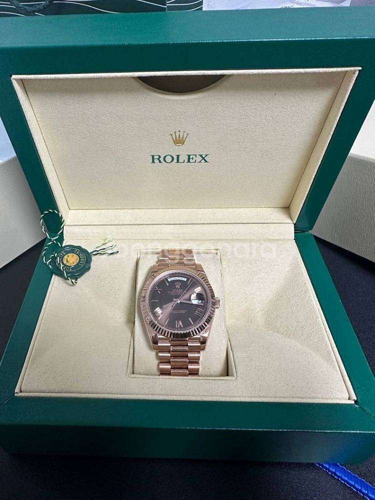 로렉스 롤렉스 데이데이트40mm 초코판 제작형--4