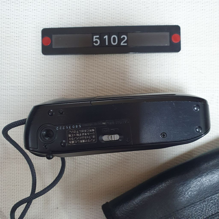 캐논 오토보이 F 블랙바디 필름카메라 파우치포함 이미지