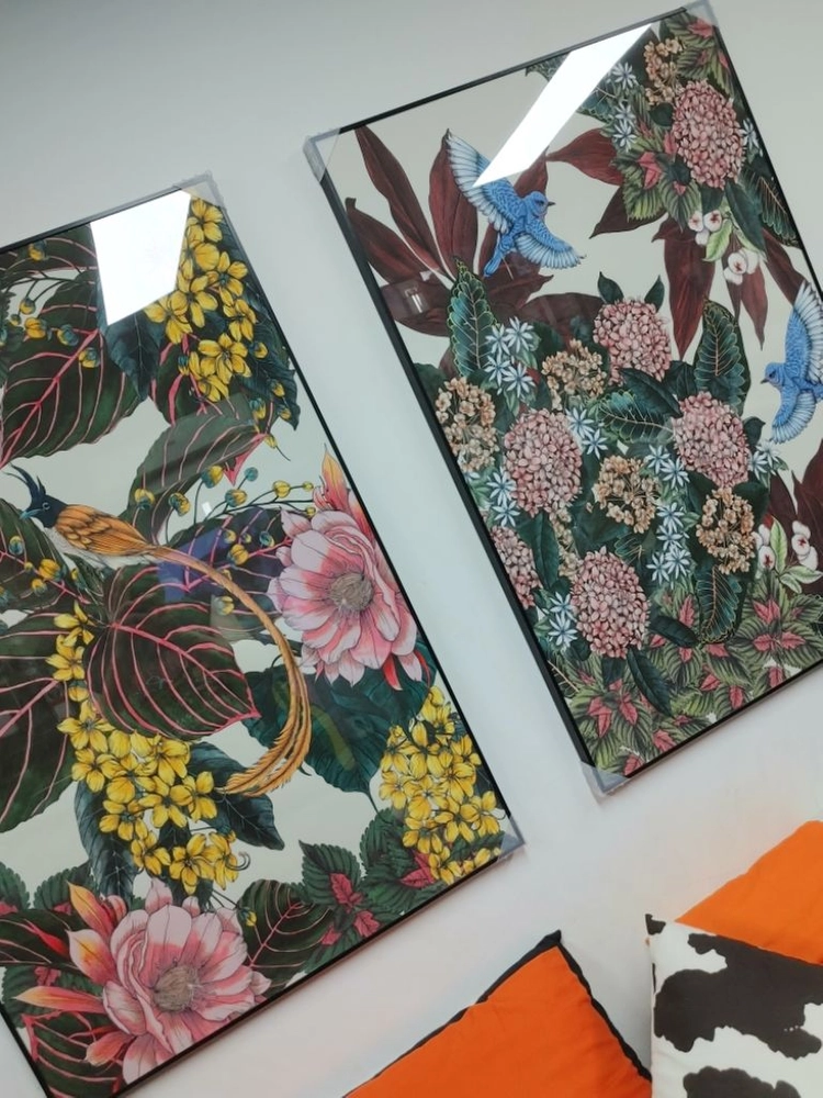 새그림 새액자 나무그림 자연그림 대형 감성 그림액자 이미지