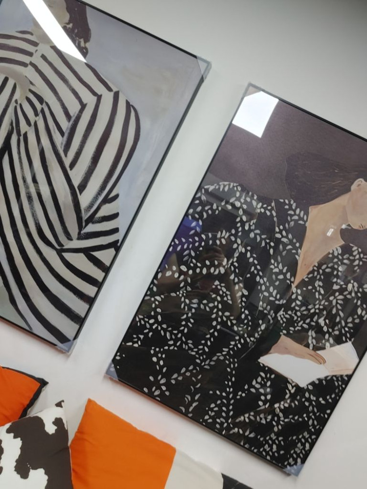 일본여인 일본그림 유화그림 대형 그림 액자 인테리어소품 이미지
