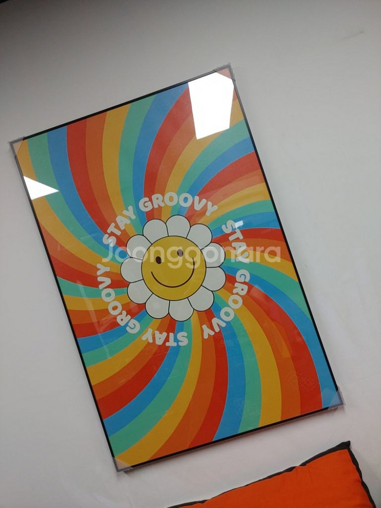 스마일그림 스마일액자 꽃그림 꽃액자 팝아트 그림 액자--3