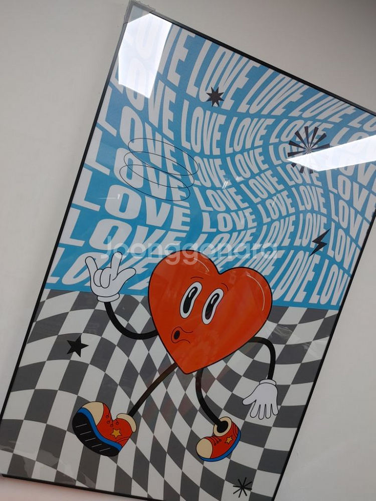 하트그림 하트액자 대형 팝아트 그림 액자 인테리어소품--2