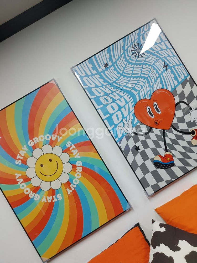 하트그림 하트액자 대형 팝아트 그림 액자 인테리어소품--6