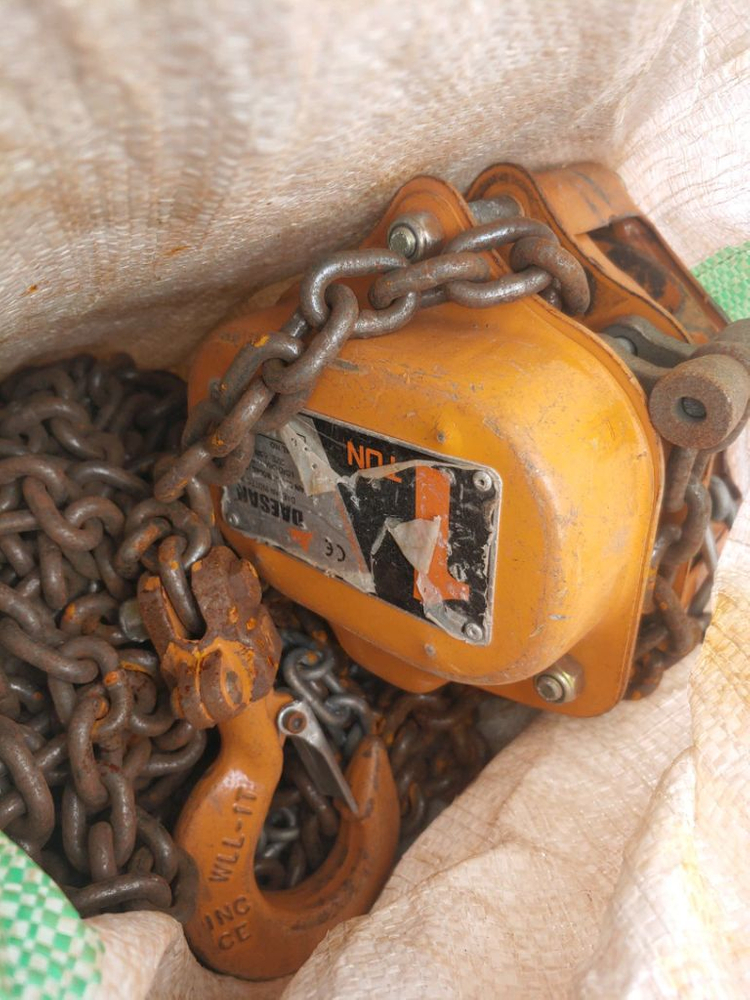 1톤체인블럭 국산 2세대 신형 개좋음 이미지