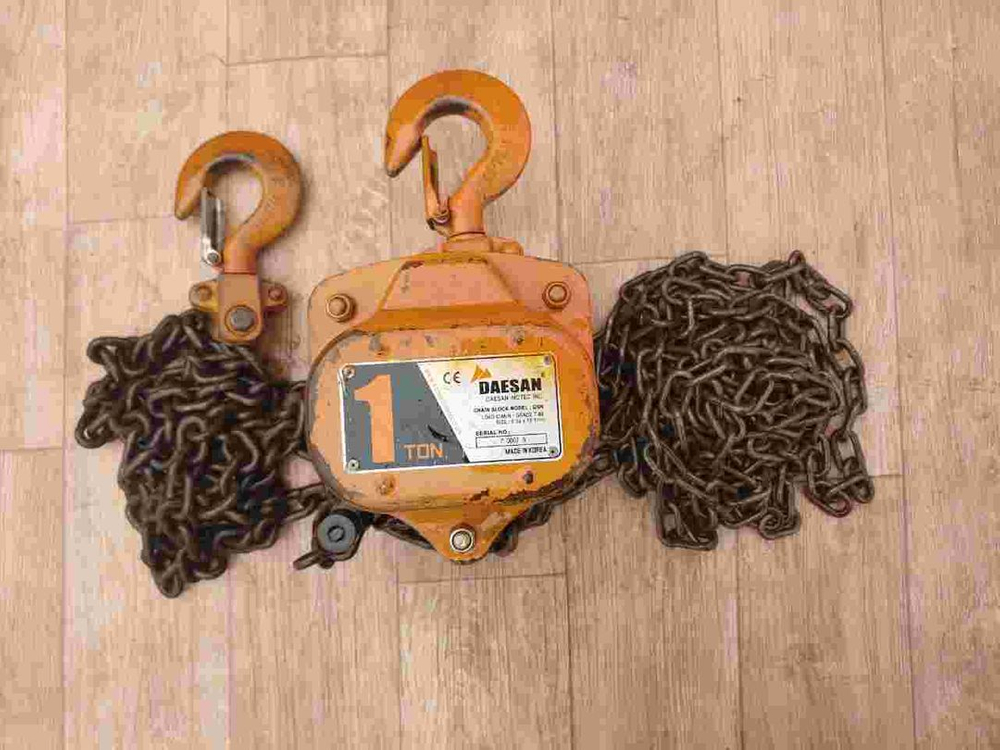 1톤체인블럭 국산 2세대 신형 개좋음 이미지