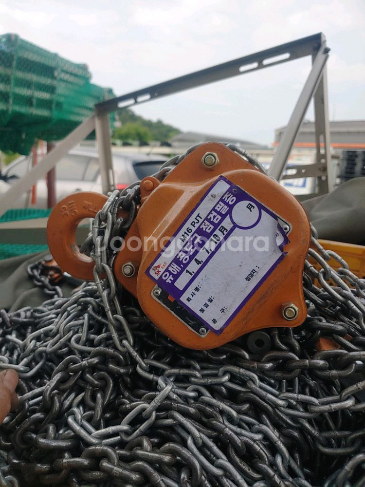 1톤체인블럭 국산 2세대 신형 개좋음--3