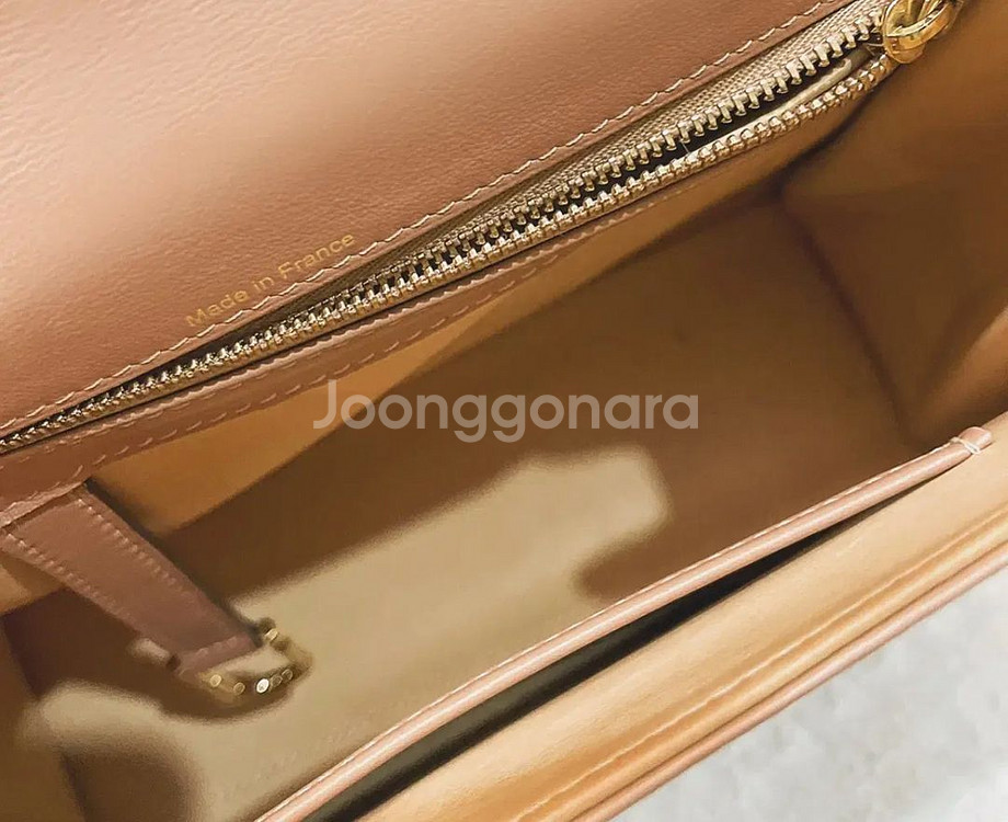델보 톰페트 탕페트 MM , 비죵(=텐더베이지) 컬러,--3