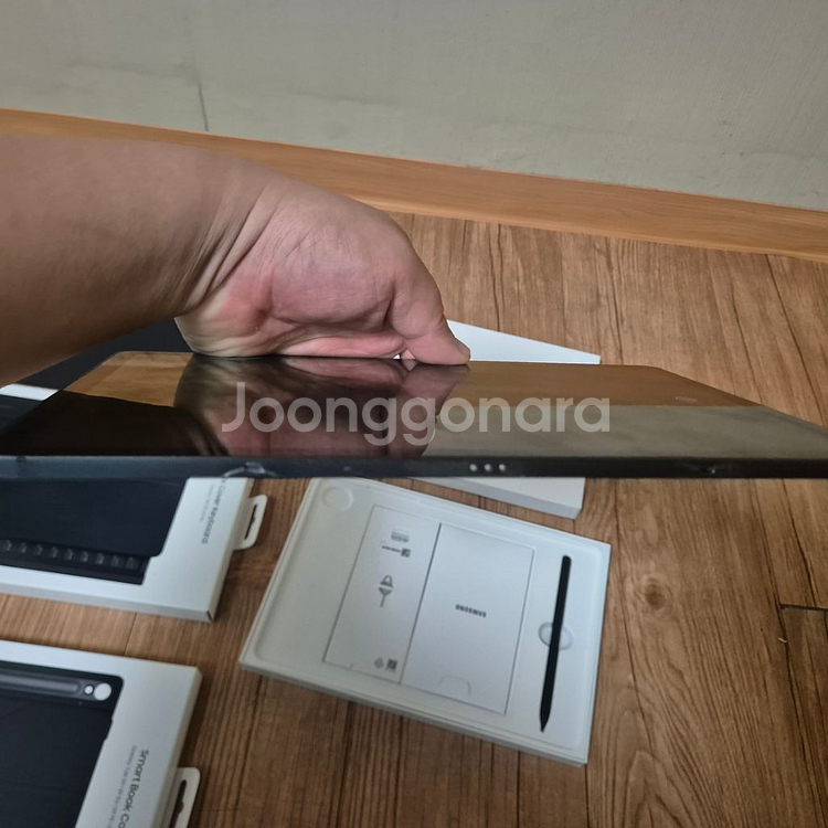 갤럭시탭s9 128 북커버 키보드커버 액정풀커버--4