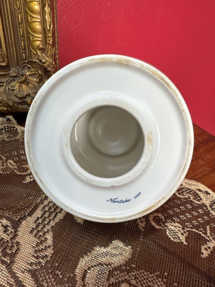 노리다케 빈티지 유리 전등갓 캔들 홀더--8