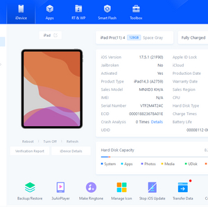 아이패드 프로4 11인치 128gb Wifi 배털100