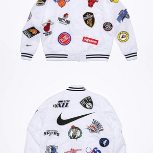 supreme x nike nba White 미개봉