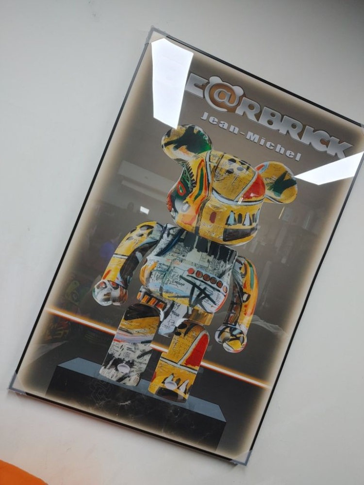 베어브릭 카우스 피규어 대형 그림 액자 인테리어소품--2