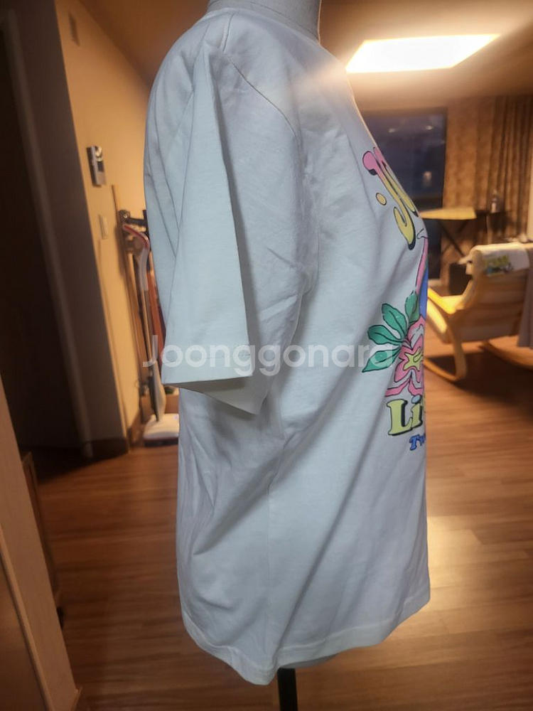 탑텐 이나영 오가닉 스마일 반팔티--6