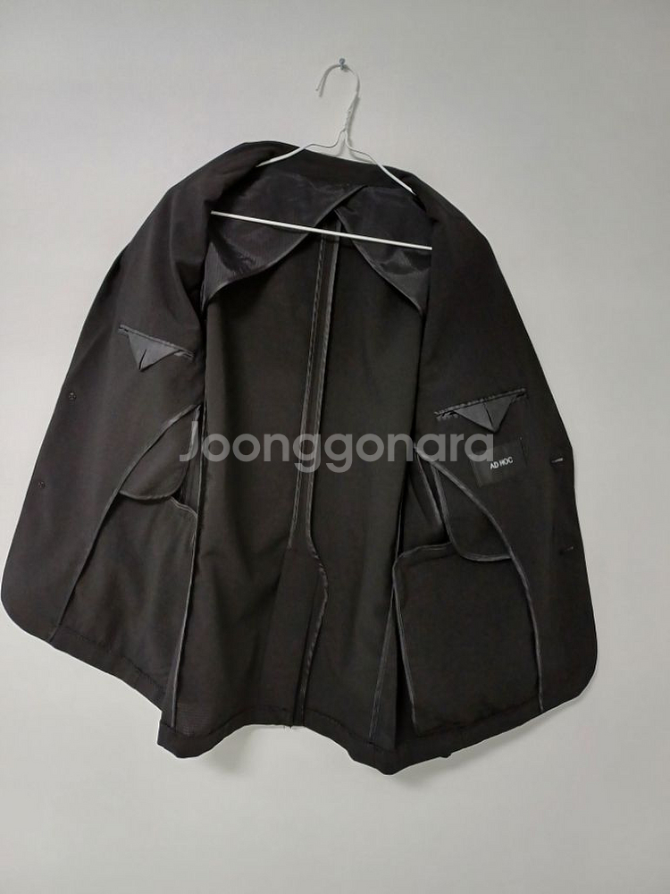 남성 AD HOC 봄.가을 초여름 블랙자켓(스판95)--4