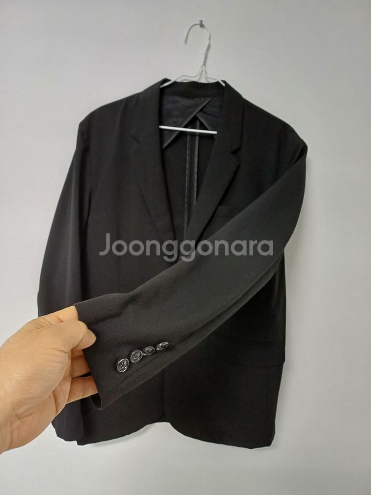 남성 AD HOC 봄.가을 초여름 블랙자켓(스판95)--2