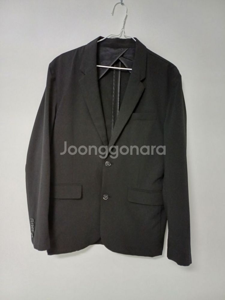 남성 AD HOC 봄.가을 초여름 블랙자켓(스판95)--9