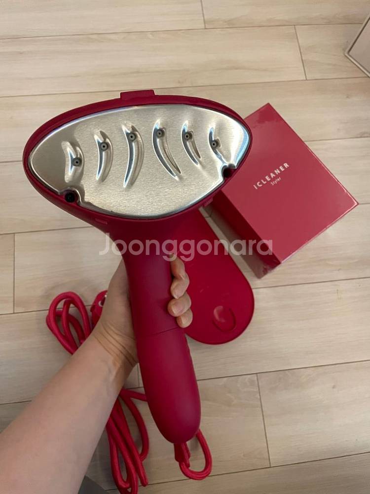 아이스티머 핸디형 스팀다리미,보풀제거기 팝니다--2