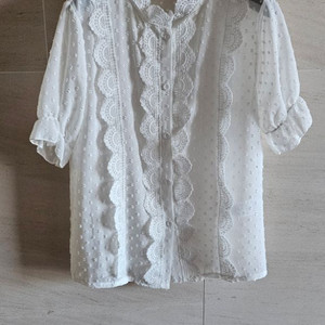 (정품) 숲 레이스 시스루 블라웃